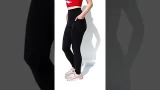 Riley black phone pocket leggings