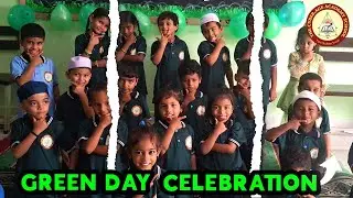🍏Green Day Celebration 2025 @ Cyber Age Academy School Mysore #greenday #celebration #2025 #trending