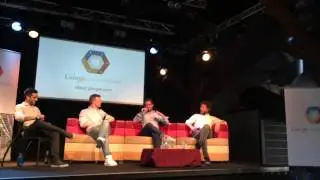 Founders panel at UppStart May 22nd with Siavash of Tictail, Arvid of Vint and Carl of Freespee