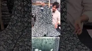 Bin Saeed Stitched 3-Piece Printed Khaddar Frock Collection | Winter Wear for Women