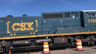 CSX on the NewCastle Subdivision UP ACE solo and more!!!