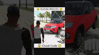 Maruti Suzuki Brezza | Indian bike driving 3D 🤩 #cheatcode #shorts