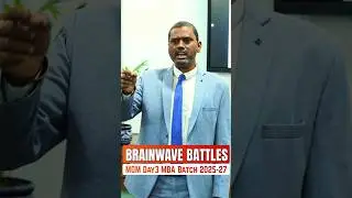 Brainwave Battles | MOM Day 3 MBA Batch 2025-27 | #momsession IIBS Bengaluru