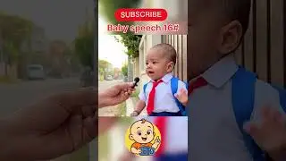 Baby&rsquo;s Speech 16#😂👌#babytalk #babycomedy #funnybaby #tamilshorts #viral#ai#aibaby