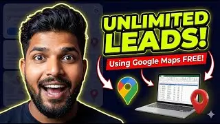 How To Scrape UNLIMITED Local Business Leads Using Google Maps for FREE.