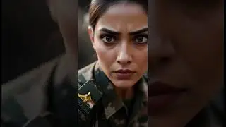 @shorts video army officer woman 😄😄😄