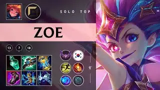 Zoe Top vs Mordekaiser - KR Master Patch 25.22