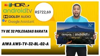 Melhor TV de 32 polegadas barata atualmente ( AIWA AWS-TV-32-BL-02-A )