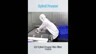 IQF Spiral Freezer Frozen Fish Fillets  #iqf #spiralfreezer #frozenseafood  #freezing