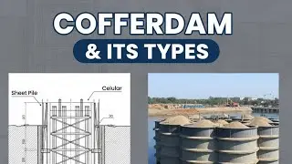 Cofferdam Types Explained | Civil Engineering Concepts #Cofferdam 