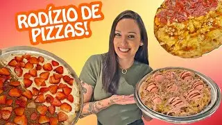 Rodízio de Pizzas com mais de 30, tem até sabor de banana split!