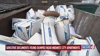 Sensitive documents found dumped at Midwest City apartments