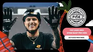Brandon Loupos 1st place Final Pat Casey BMX Freestyle Spine Ramp Pro Men #FISEMontpellier 2024