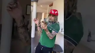 Lil pump smoking 15 gram blunt #lilpump #shorts   #short