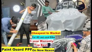 Best in NCR Paint Guard PPF on New Nexon | Budget PPF with 5 years Warranty 200 Micron |