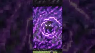 Minecraft RTX Herobrine Glitches Nether Portal  #minecraft #shorts #cartoon