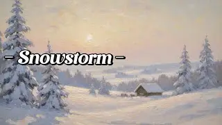 Snowstorm Ambience | Calm Winter Piano for Deep Focus