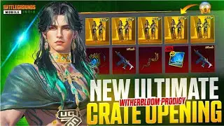 Bgmi new ultimate set create opening 🔥 WITHERBLOOM PRODIGY + HONEY BADGER  OPENING 