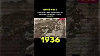 Italian Troops in East Africa: Resting in Trenches &ndash; Second Italo-Ethiopian War (1936)