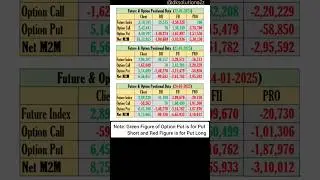 24.01.2025 Stock Market Data #optiondata