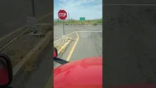 Stanfield Road Stanfield Az Xit 161 🛑 Yeld wide swing. #trucking #otr #arizona
