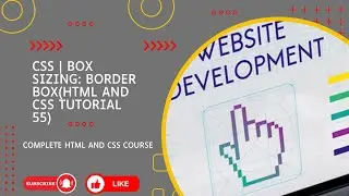CSS  Box Sizing Border Box HTML and CSS tutorial 55 | Zero to Hero full Course | HTML and CSS