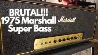 БРУТАЛЬНО!!! Marshall 75 Super Bass