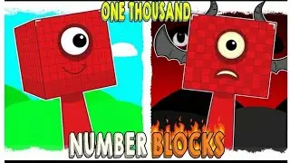 My Sprunki OC: ONE THOUSAND (From Numberblocks)