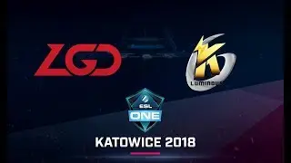 Dota 2 - LGD vs Keen.L - Game 3 - Ro4 - ESL One Katowice 2018 CN Qualifier