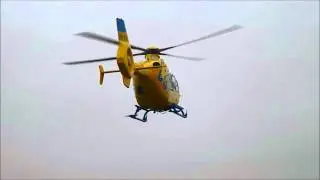 Z&aacute;chran&aacute;řsk&yacute; vrtuln&iacute;k DSA z Ostravy v Javorn&iacute;ku 28.2.2016