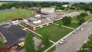 Prairie View Elementary School Drone Timelapse and Beam Raising