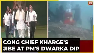Congress Chief Kharge Criticises PM's Dwarka Darshan, Cites 'Rules of Nature' | India Today