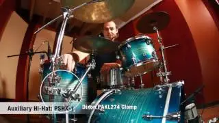 Dixon Accessories Product Demo Auxiliary Hi Hat Arm PSHX 1