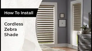 How to Install REGAL Cordless Zebra Shade