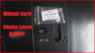 How To Fix Broken Snowmobile Choke Lever - Mikuni Triple Carb