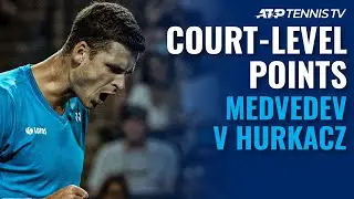 Daniil Medvedev vs Hubert Hurkacz: Court-Level Highlights! | Toronto 2021