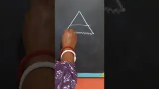 Easy Hut 🛖 drawing with letter A #art #easydrawing #shortsfeed #youtubeshorts #hut