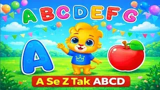 A to Z Alphabet for Kids Video in HindiX| ABCD Learning