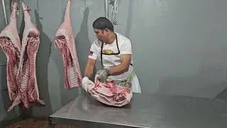 Primal cuts and Deboning Pork Carcass