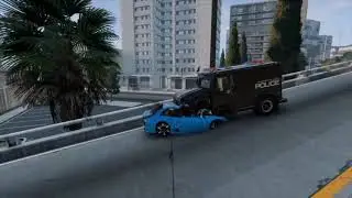 Epic Police Chase FAIL in BeamNG Drive! 🚓💥
