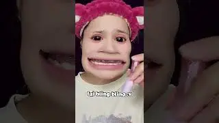 Thử th&aacute;ch makeup bất chấp bling bling 😂 #Shorts | Lie Makeup