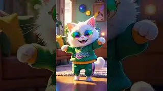 Cute cat dancing video #cat #shorts #dancevideo #dance #viralvideo #trending @Animotion1-2Z