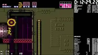 (Super Metroid) Max Suitless (KDRP, 1:34:55) (crystal spark)