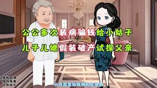 公公裝病三月騙走十萬，兒子兒媳突然“破產”，小姑子的反應讓真相大白！原创动漫 # 情感类动画 # 动画小故事 # 热门动画