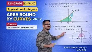 Area Bounded by Curves &ndash; Part 2 | Application of Integrals | Class 12 Maths @Vidyasankalpa 