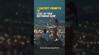 ChatGPT Prompts to improve your Instagram game