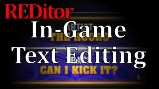 REDitor Tutorial - In-Game Text Editing (NBA 2K13)