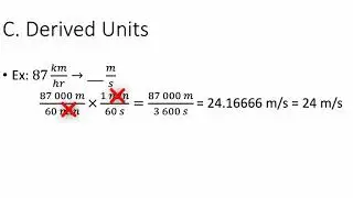 3k  unit conversion derived units