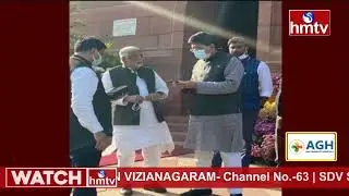 TRS MP KK Meet With Union Minister Piyush Goyal | hmtv