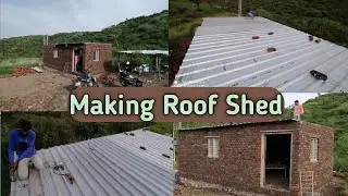 Making Roof Shed | Shed Design | Shiv Steel Fabrication | Iron Work | Simple Shed Making | Subscribe